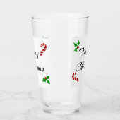 Christmas Wishes Glass Tumbler (Links)