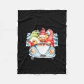 Christmas With My Gnomies Family Christmas Reunion Fleecedecke (Vorderseite)