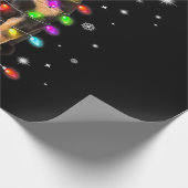 Christmas With Rottweiler Dog Geschenkpapier (Ecke)