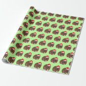 Christmas Wombat Geschenkpapier (Ungerollt)