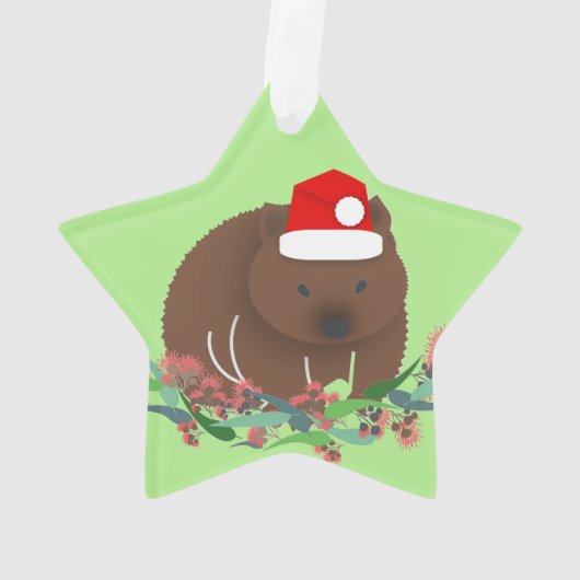 Christmas Wombat Ornament (Rückseite)