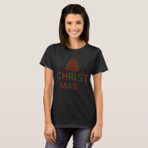 Christmas Women Black T - Shirt