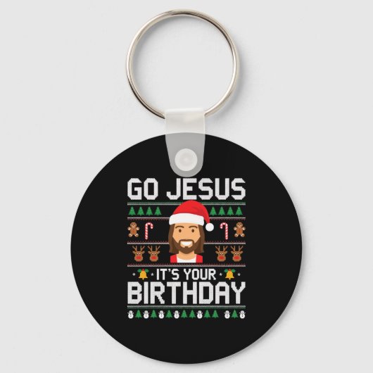 Christmas Women Messy Bun Skull Dead Inside But Jo Schlüsselanhänger (Vorderseite)