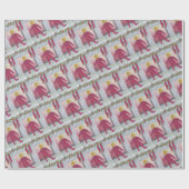 CHRISTMAS WONDER FIREPLACE HAPPY FUN XMAS GESCHENKPAPIER (Flach)