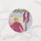 CHRISTMAS WONDER FIREPLACE TABLE KONFETTI (Klein Vorderseite)