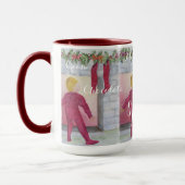 CHRISTMAS WONDER FIREPLACE TASSE (Links)