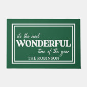 Christmas Wonderful time of the year Fußmatte (Vorderseite)