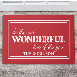Christmas Wonderful time of the year Fußmatte