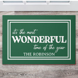 Christmas Wonderful time of the year Fußmatte