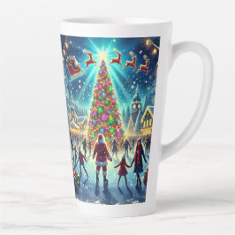 Christmas Wonderland Ice Skaten Celebration Milchtasse
