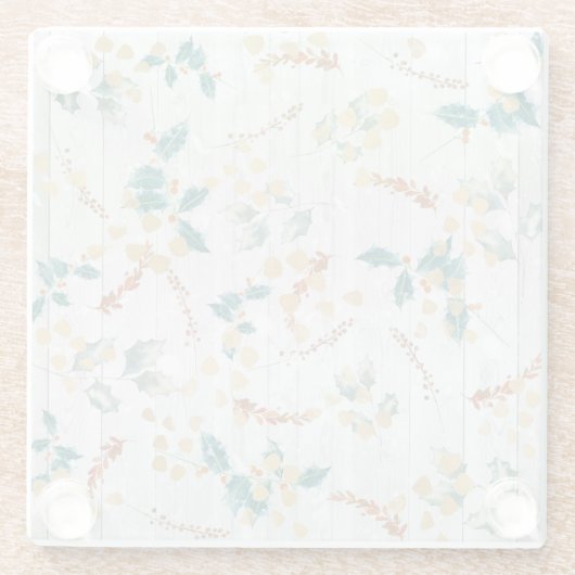 Christmas Wood Glasuntersetzer (Rückseite)