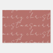 Christmas woodland animals wrapping paper geschenkpapier set (Vorderseite 3)