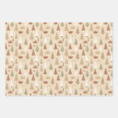 Christmas woodland animals wrapping paper geschenkpapier set (Vorderseite 2)