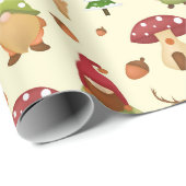 Christmas Woodland Gnome | Urlaub Geschenkpapier (Rolleneckpunkt)