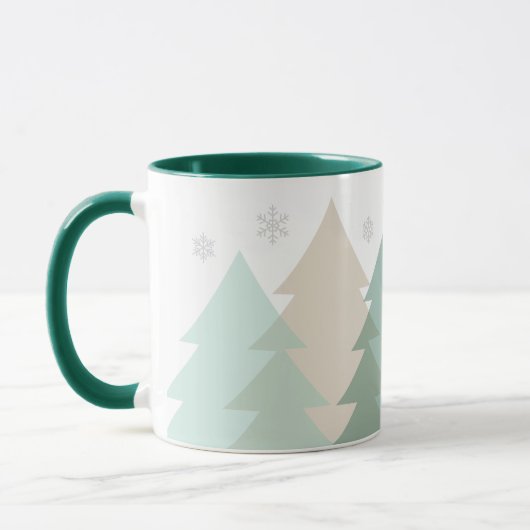 Christmas Woodlands Coffee Mug Tasse (Links)
