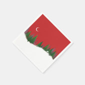 Christmas Woods Scene Paper Napkin Serviette (Ecke)