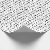 Christmas Word Search Wrapping Paper Geschenkpapier (Ecke)