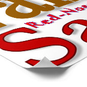 Christmas WordArt™ Poster (Ecke)