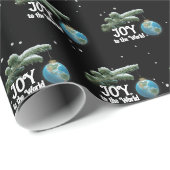 Christmas World Globe Ornament With Stars Geschenkpapier (Rolleneckpunkt)