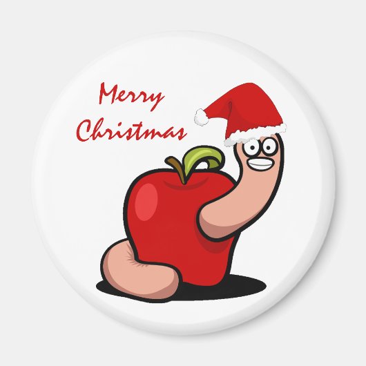Christmas Worm Magnet (Vorne)