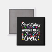 Christmas Wound Care Crew Nurse Xmas Nursing Rn Lp Magnet (Vorderseite/Rückseite)