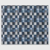 Christmas Wra[[ing Paper Retro Vibes Geschenkpapier (Flach)