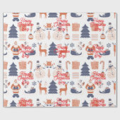 Christmas Wraping Paper Geschenkpapier (Flach)