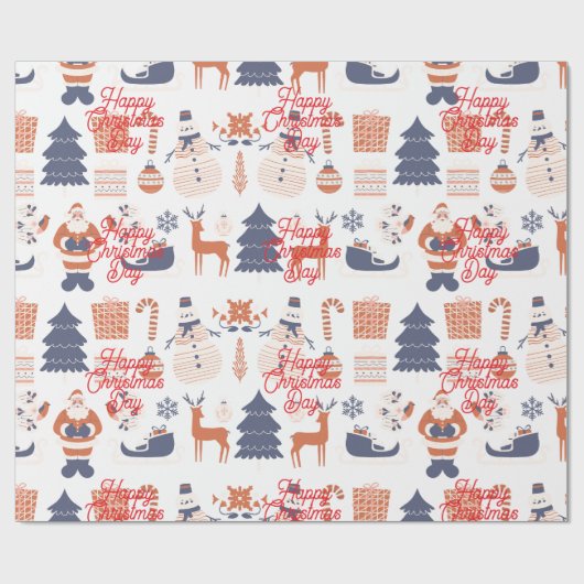 Christmas Wraping Paper Geschenkpapier (Flach)
