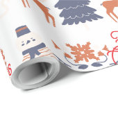Christmas Wraping Paper Geschenkpapier (Rolleneckpunkt)