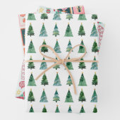Christmas Wrapping Paper Bundle – Holiday winter  Geschenkpapier Set (Beispiel)