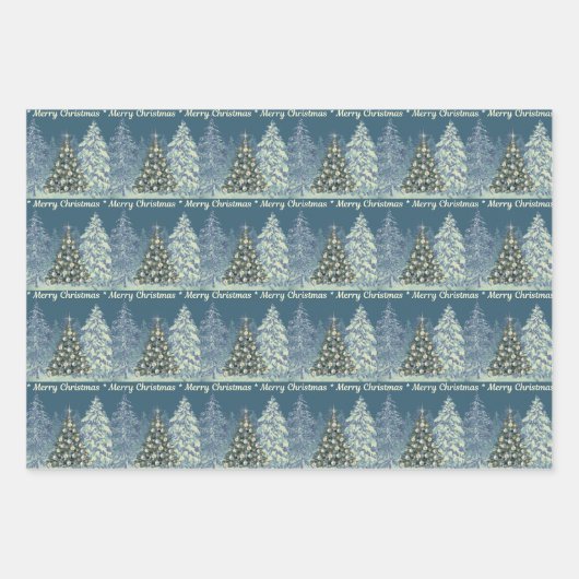 Christmas Wrapping Paper - Elegant and Festive Geschenkpapier Set (Vorderseite 2)