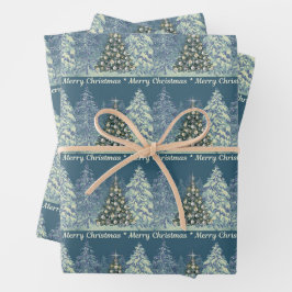 Christmas Wrapping Paper - Elegant and Festive Geschenkpapier Set