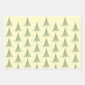 Christmas Wrapping Paper Flat Sheet Set of 3 Geschenkpapier Set (Vorderseite)