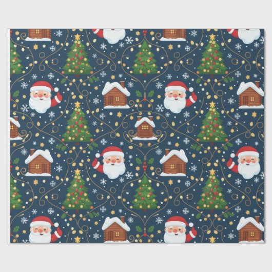 Christmas Wrapping Paper Geschenkpapier (Flach)