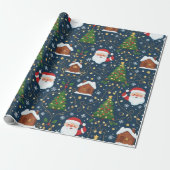 Christmas Wrapping Paper Geschenkpapier (Ungerollt)
