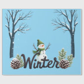 Christmas Wrapping Paper Geschenkpapier (Flach)