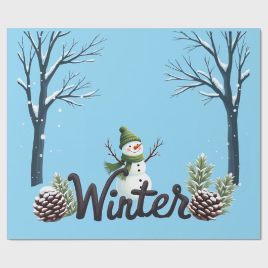 Christmas Wrapping Paper Geschenkpapier (Flach)