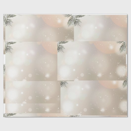 CHRISTMAS  wrapping paper Geschenkpapier (Flach)