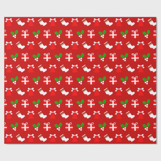 Christmas Wrapping Paper Geschenkpapier (Flach)