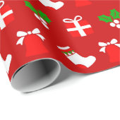 Christmas Wrapping Paper Geschenkpapier (Rolleneckpunkt)