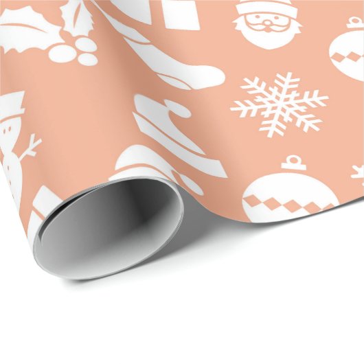 Christmas Wrapping Paper Geschenkpapier (Rolleneckpunkt)