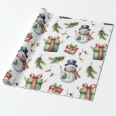 Christmas Wrapping Paper Geschenkpapier (Ungerollt)