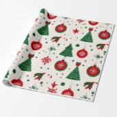 Christmas Wrapping Paper Geschenkpapier (Ungerollt)