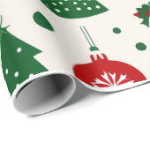 Christmas Wrapping Paper Geschenkpapier (Rolleneckpunkt)