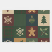 Christmas Wrapping Paper Geschenkpapier Set (Vorderseite)