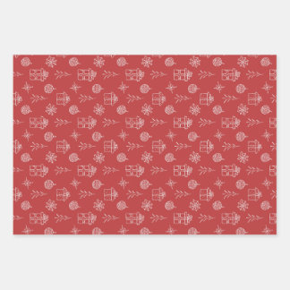 Christmas wrapping paper  geschenkpapier set