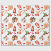 Christmas wrapping paper in Harmony Geschenkpapier (Flach)