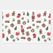 Christmas Wrapping Paper Sheets Geschenkpapier Set (Vorderseite)