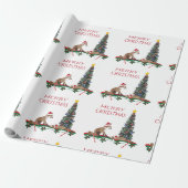 Christmas wrapping paper, wildlife  geschenkpapier (Ungerollt)