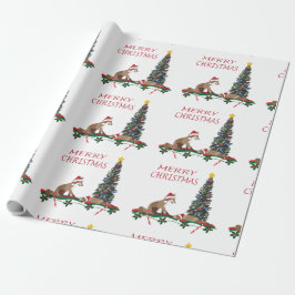 Christmas wrapping paper, wildlife  geschenkpapier